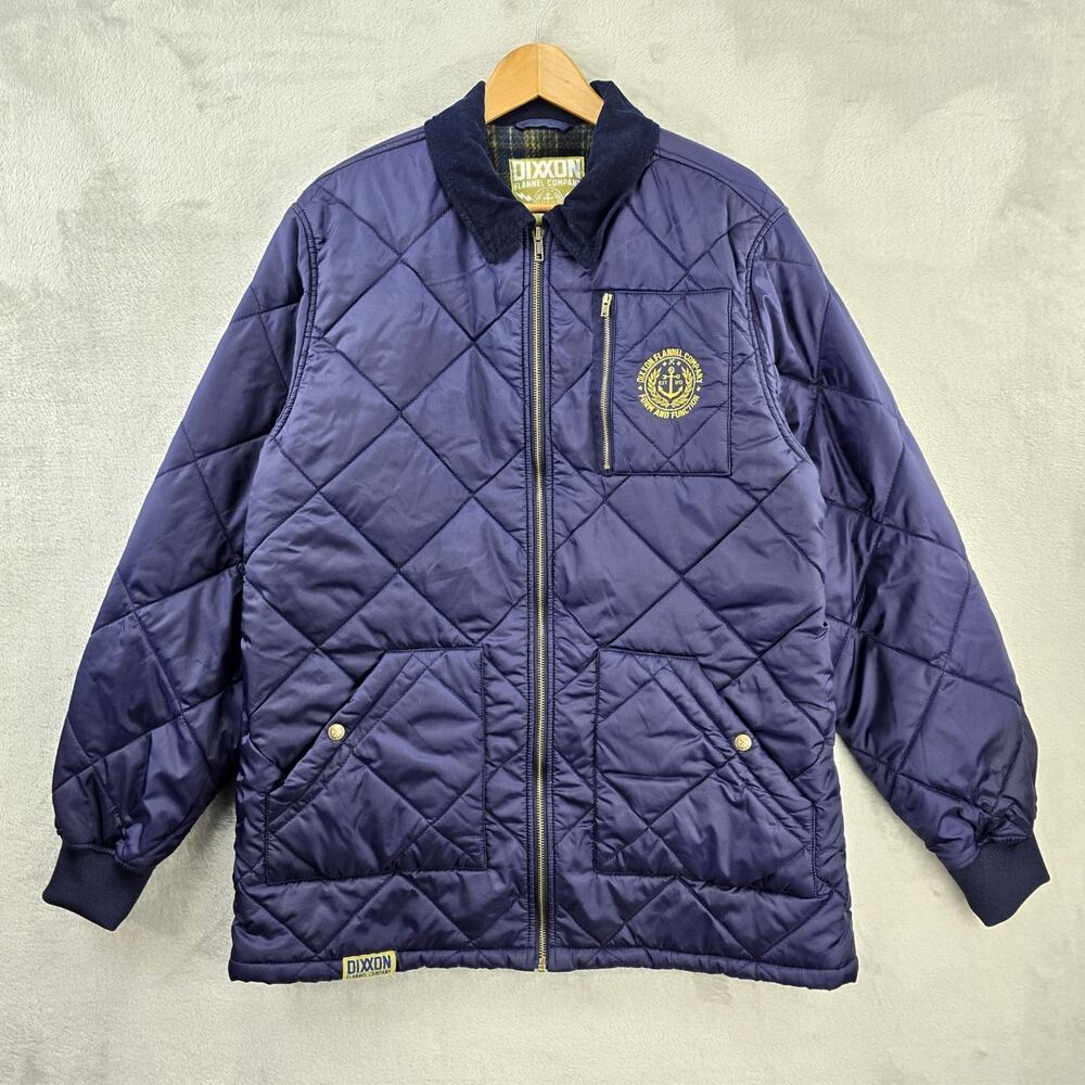 Dixxon Flannel Co Salty Diamond Stitched Quilted Jacket Mens XL Flannel Lined